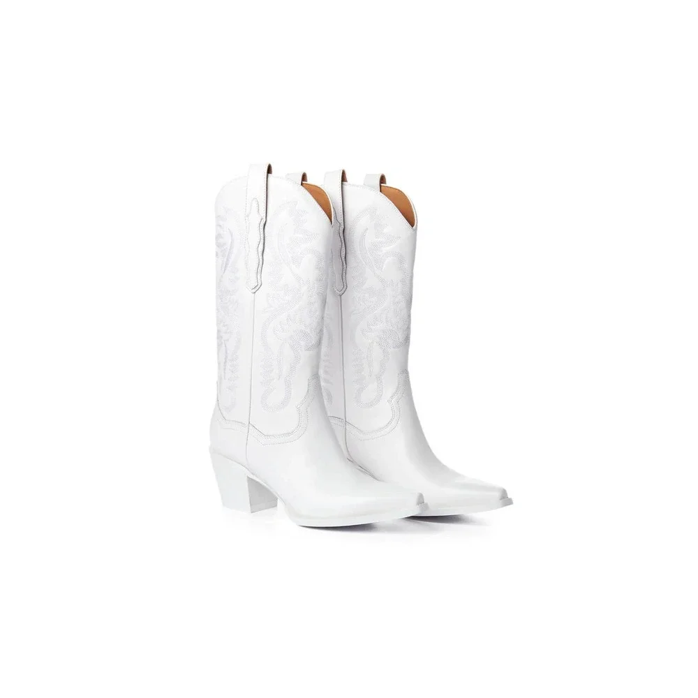 Jeffrey Campbell Dagget White Boot Size 8 - Picture 1 of 10
